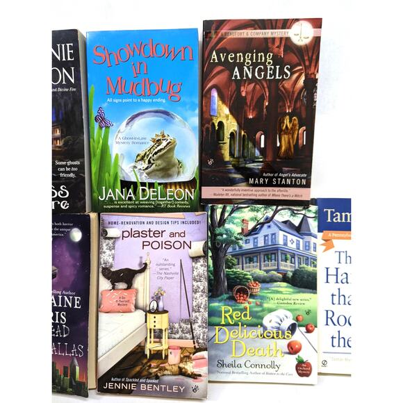 Lot of 9 Cozy Mystery Books, clean and gently-read - Various authors See photos - Picture 3 of 10